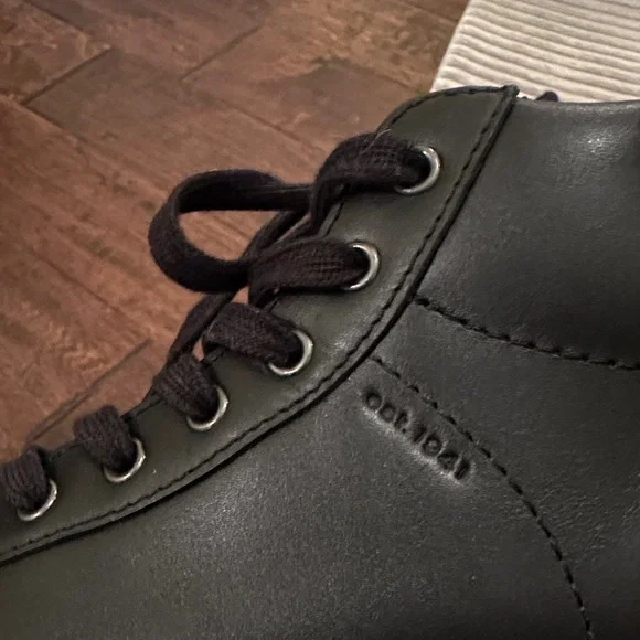 Coach Black leather High-Top Sneakers - Picture 9 of 9
